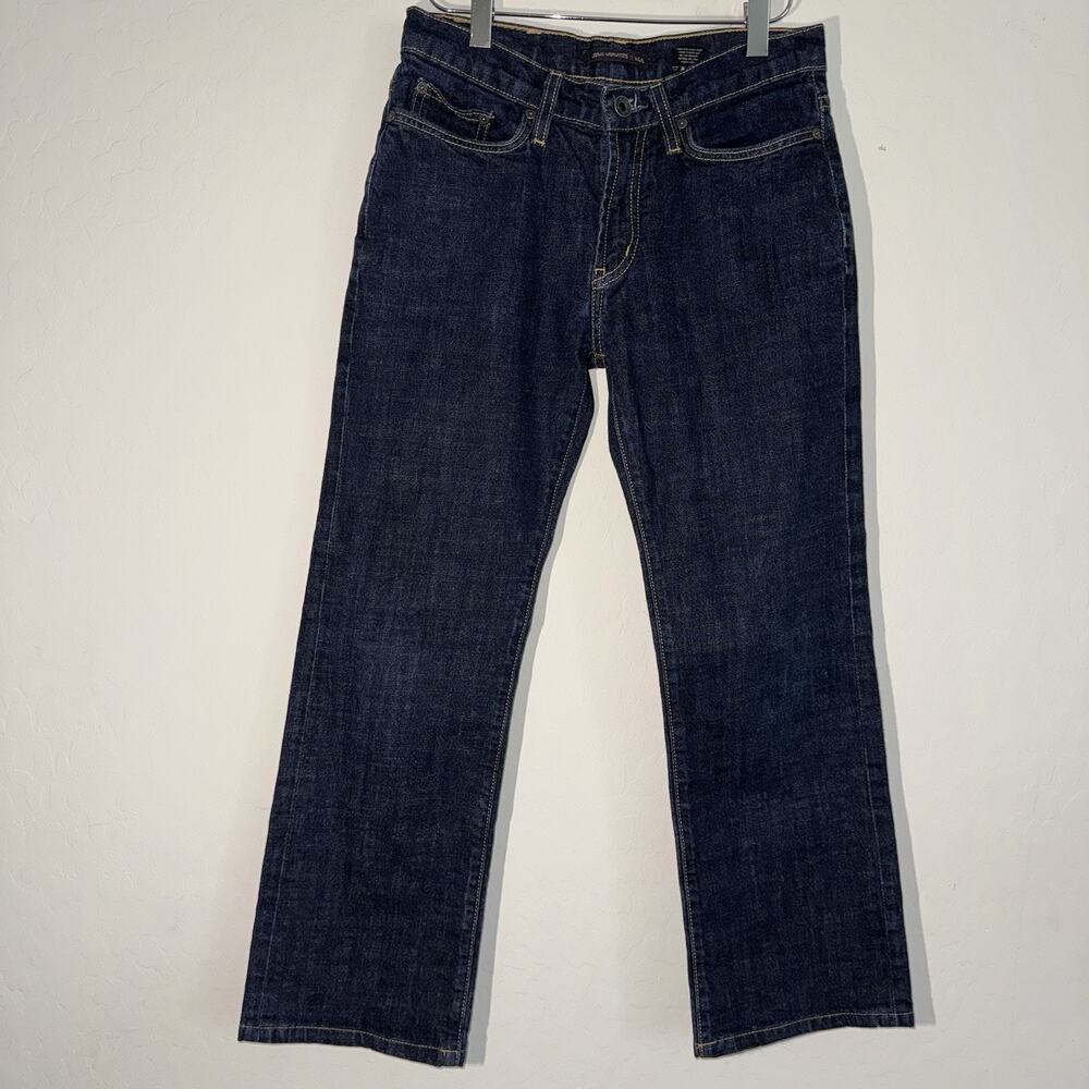 John Varvatos Boys Dark Wash Denim Straight Leg 16R 28 Waist Made In USA Jeans